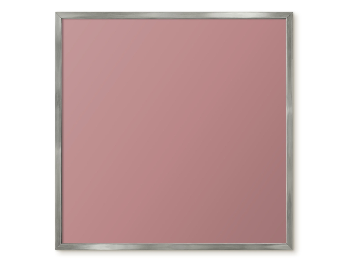 Quadro de parede magnético marrom claro quente para escritório Espelharte (50x50 cm)