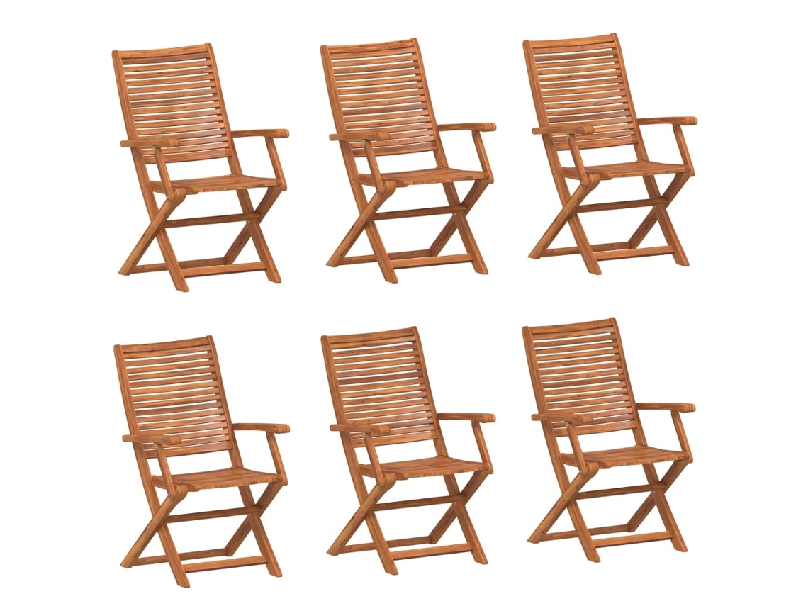 Folding Chair, Folding Chairs Vidaxl Marrom Madeira (n/a)