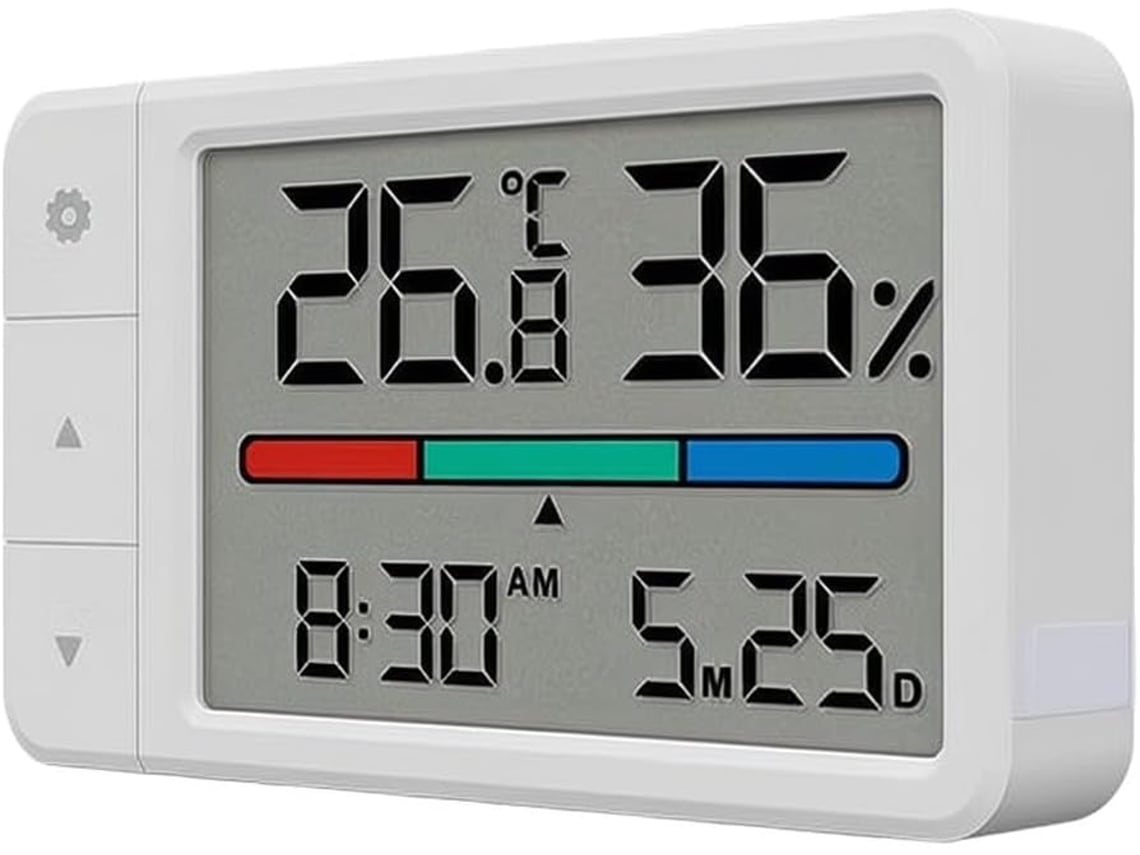 Monitor De Temperatura E Umidade, Tela Digital, Para Quarto Infantil