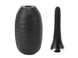 Kit Enema em Bulbo de Silicone Reutilizável Anus Cleaner com Cabeça Macia para Limpeza Intestinal