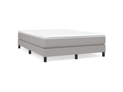 Box Spring Bed, Box Spring Beds Vidaxl Cinzeto Tecido (140 X 200 Cm)