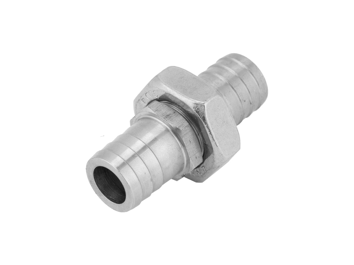 Conector De Mangueira Com Rosca Macho Em Aço Inoxidável 304 (16mm)