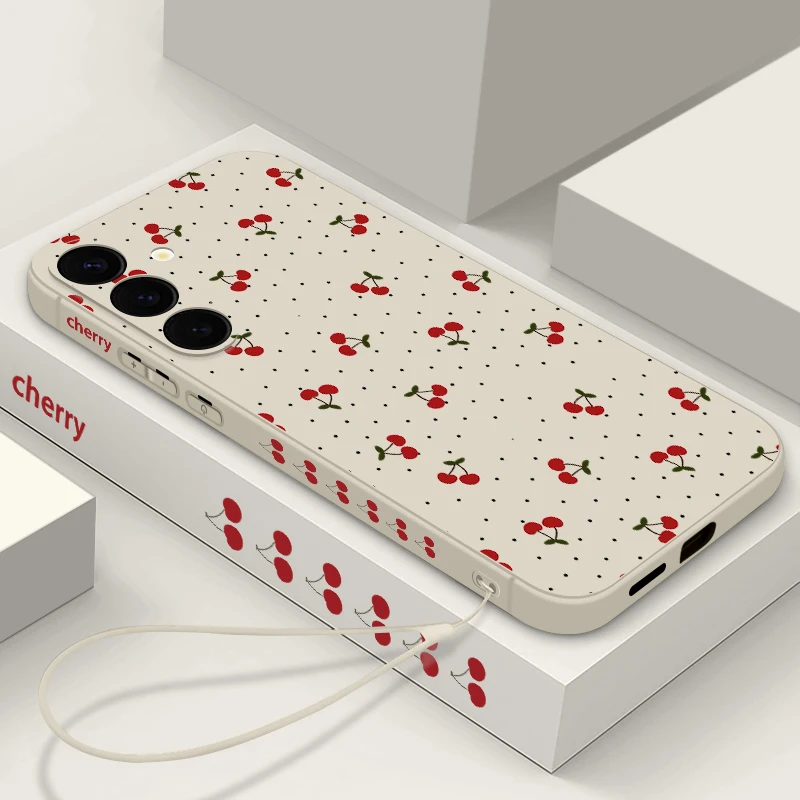 (pulseira Branca) Capa Magnética Para Galaxy S26 Cherry, Carregamento Sem Fio Magsafe