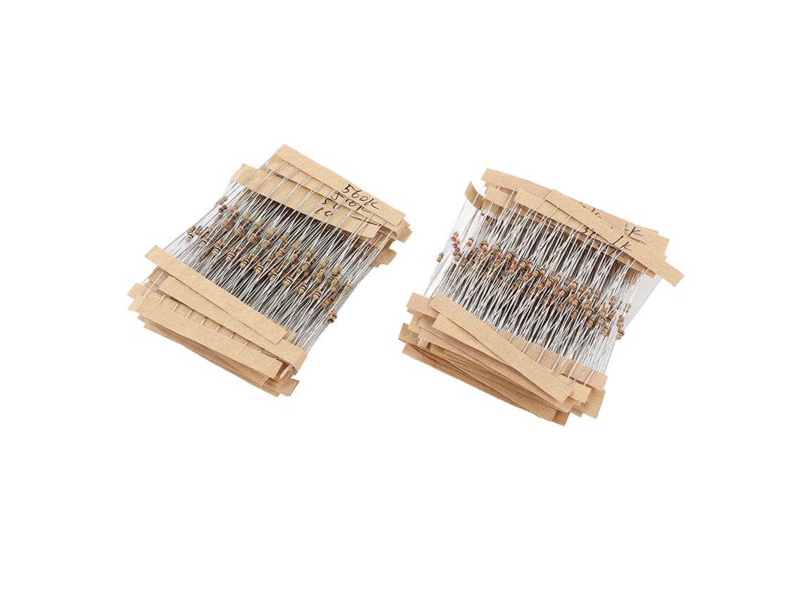 Kit De Resistores Em Filme De Carbono Laxiscreed Com 64 Valores E Potência De 1/6w