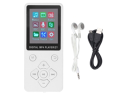 Mp3 Mp4 Player Bluetooth 5.0 Tela Colorida De 1.8 Polegadas Memória Expandível 128g Branco