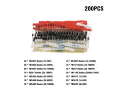 Kit De Diodos Diversos 200pcs Eletrônicos