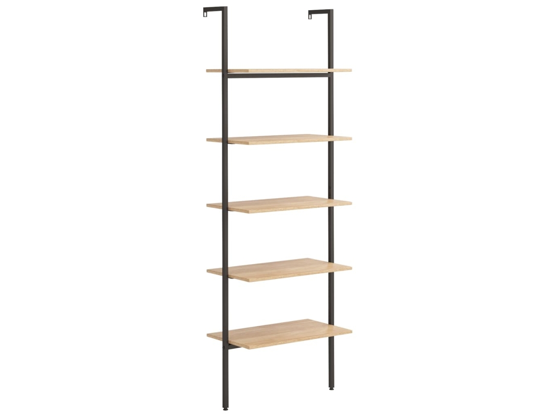 Leaning Shelf, Leaning Shelves Vidaxl Marrom Madeira Processada (n/a)