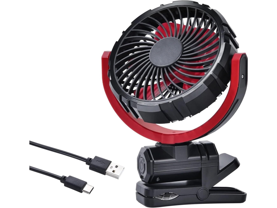 Ventilador Portátil De Carro Com Duas Cabeças, Ventilador Elétrico De Encaixe Para Janela Teto, Rotação De 360°, 3 Velocidades