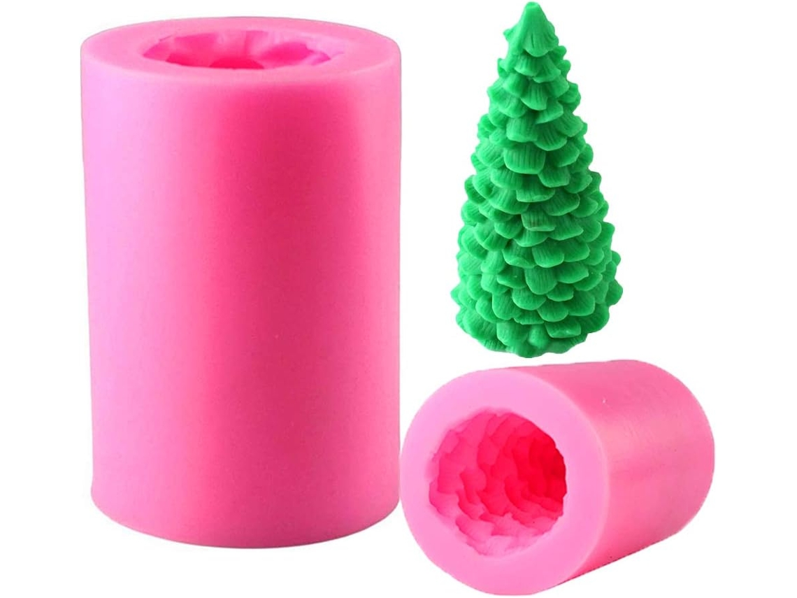 Molde De Silicone Inspirado No Natal, Perfeito Para Fazer Velas E Sabonetes, Fácil De Limpar, Reutilizável, Presente Incrível Para Almas Criativas