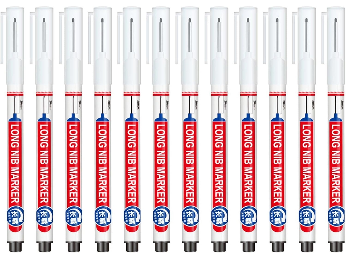 Conjunto De 12 Marcadores Multiuso Com Furos 20mm Para Decoração Casa