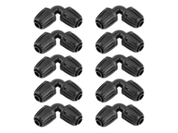 Conector Cotovelo Pom LAXISCREED 10un Irrigação Jardim