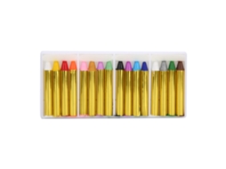 16 Cores Giz De Pintura Para Rosto E Corpo, Maquiagem Halloween, Festa Temática, Giz De Pintura Diy