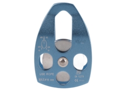 Polia de Resgate de Escalada 32kn com Placa Oscilante Azul S/MARCA