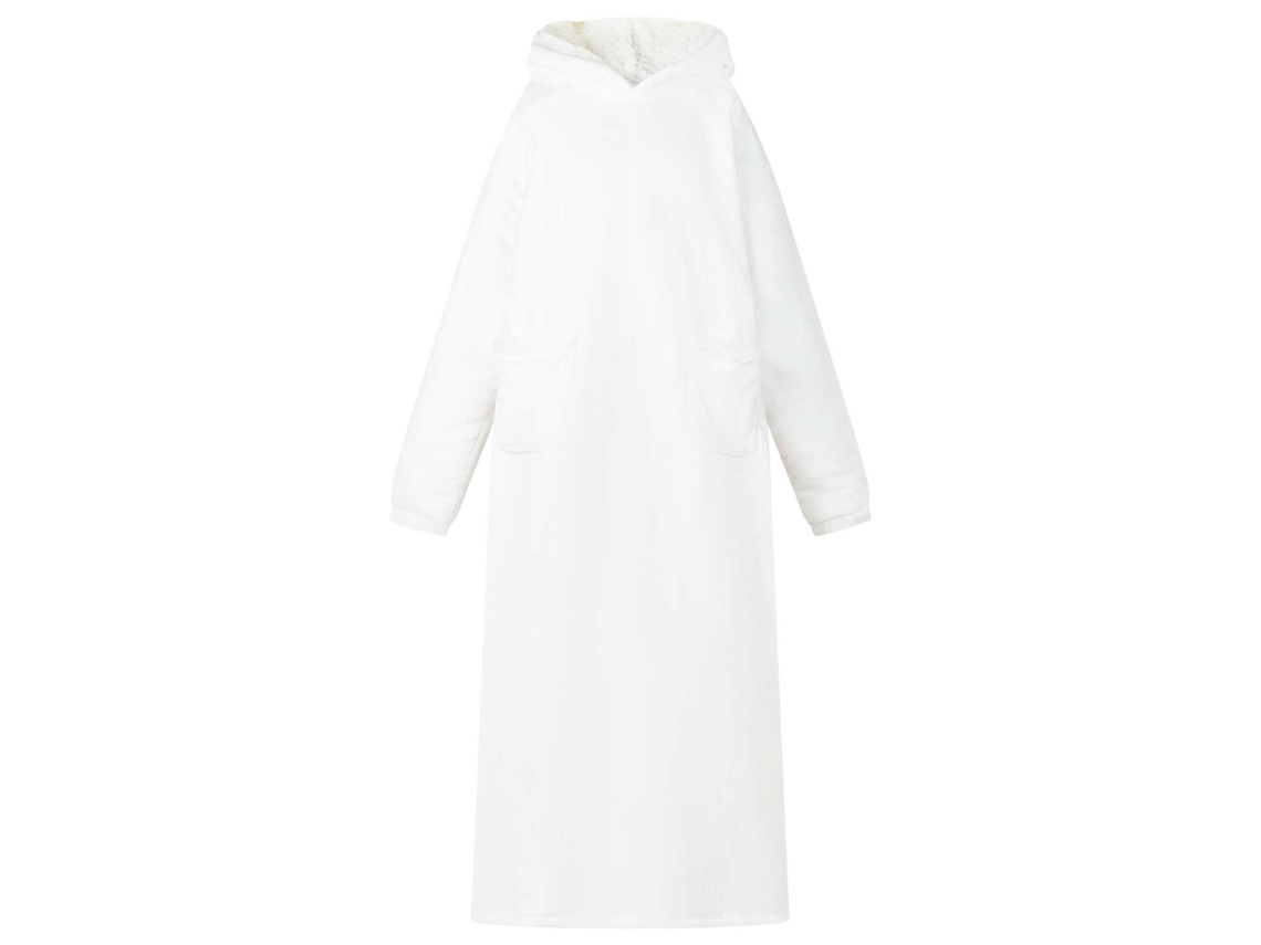 Vidaxl Sweatshirt Manta Branco L Fleece E Flanela