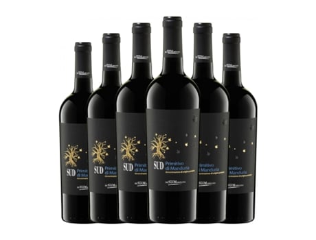 Vinho SAN MARZANO Sud Primitivo Primitivo di Manduria (0.75 L - 6 Unidades)
