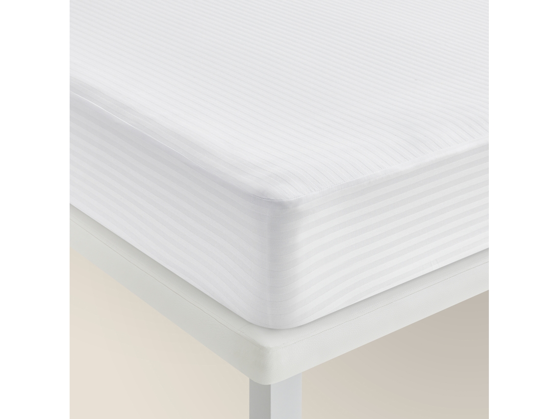 Protetor de colchão PIKOLIN 100% algodão Respirável Até 32 cm (160x196cm - Apto para camas de 190/200 cm)