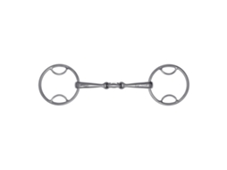 Bit de Caracol Duplo de 2 Anéis para Cavalos com Efeito de Bit Reto STÜBBEN Easy Control