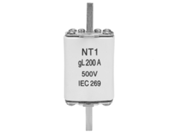 Fusível Cerâmico de Contato em Folha Nt1/rt16 1 500v 200a Fuse Link