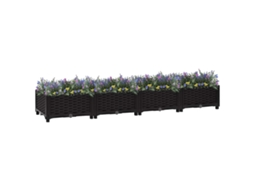 Vidaxl Canteiro Elevado 160x40x23 Cm Polipropileno
