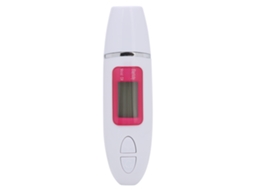 Testador De Humidade Da Pele Multifuncional Com Tela Lcd Analisador De Água E Óleo Para Pele Facial Branco