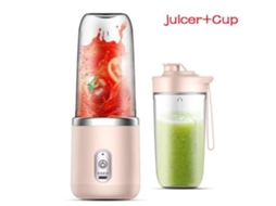 Copo liquidificador/shaker, compacto, USB, 6 lâminas | STELASPLEN