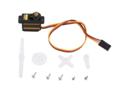 Conjunto De Engrenagens Metálicas Para Servo Analógico De Alta Velocidade Emax Es08ma Ii 12g/1.8 Kg/10 Segundos