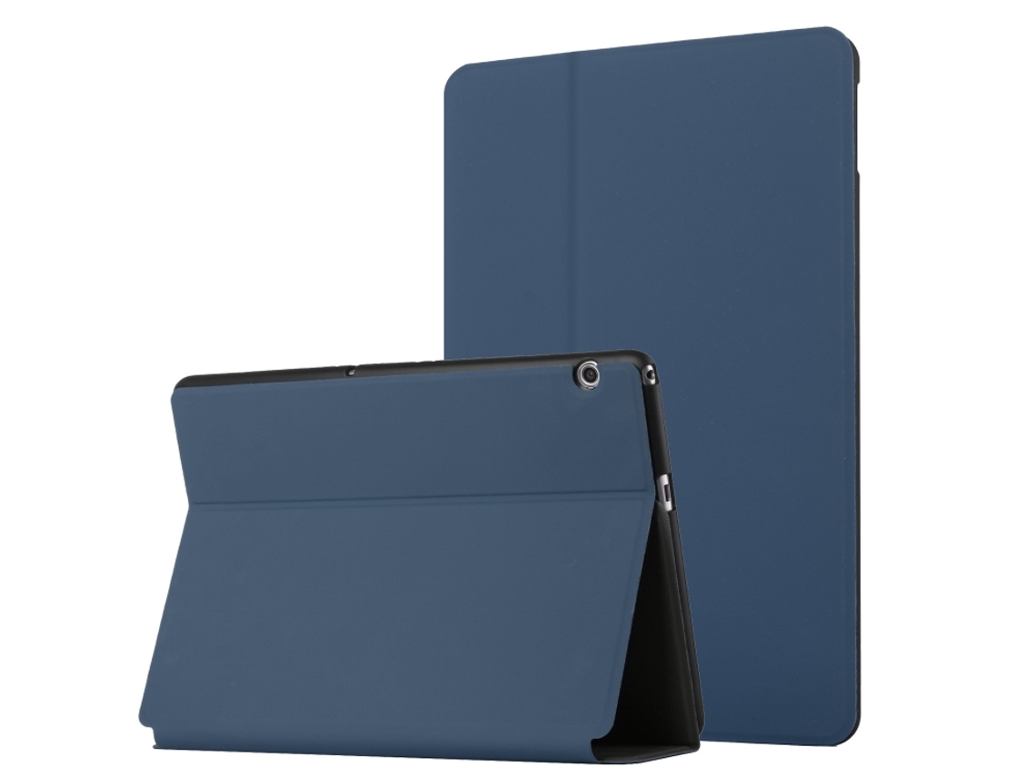 Capa‑flip Horizontal Dupla‑dobra Halinuia Com Suporte Para Huawei Mediapad T5 10