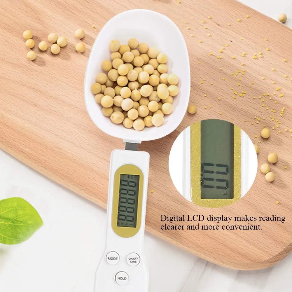 Balança de Cozinha Eletrônica Digital com Visor Lcd e Colher Medidora AQUAFORGE