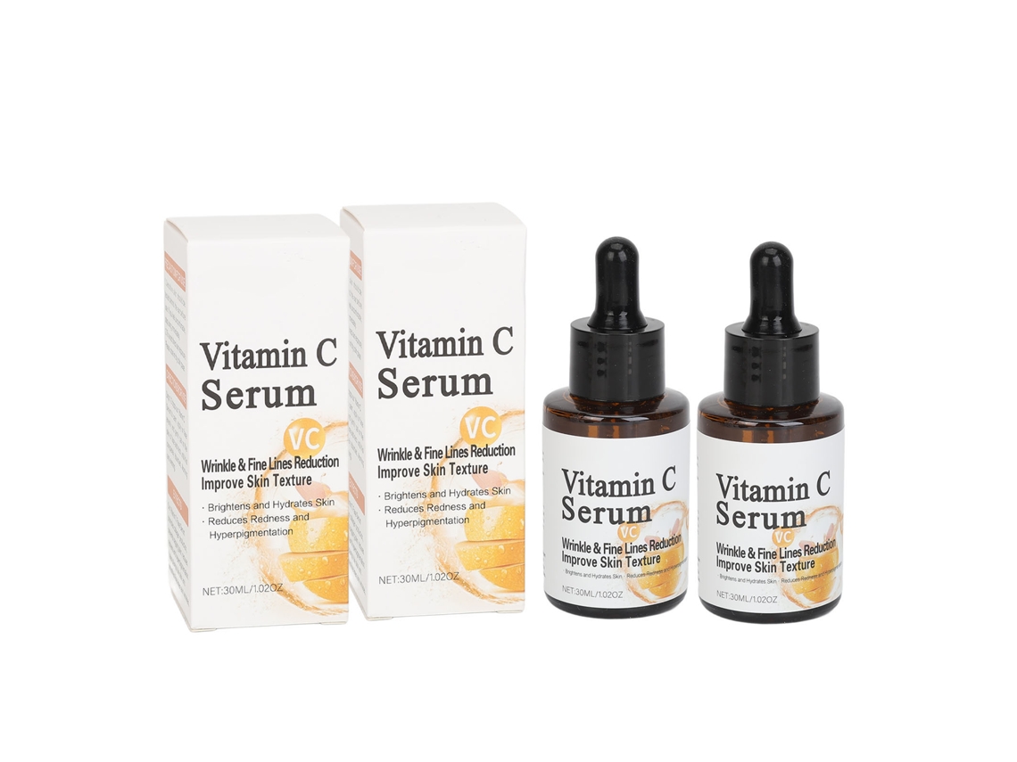 Unidades De Suero De Vitamina C 30ml, Ilumina Piel, Reduce Rojo, Hidrata, Anti-edad, Suero Facial