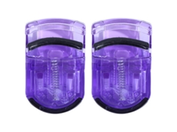 Modelador De Cílios De 2 Peças Com Almofadas De Recarga De Silicone Modelador De Cílios Grande Angular E Parcial Roxo ZMDECQNA