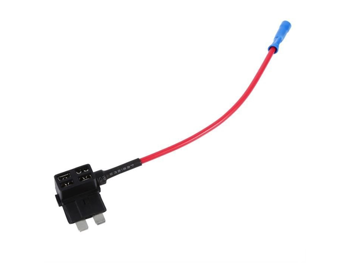 HURRISE 5Pcs Lâmina Torneira Suporte de Fusível Adicionar Circuito Médio Torneira Piggy Back Lâmina Padrão Ato Atc Fusível Titular