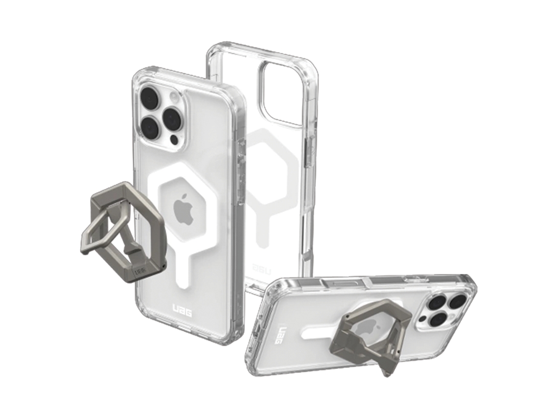 Capa Uag Plyo Para Iphone 16 Pro Max Com Suporte De Anel Magnético Magsafe