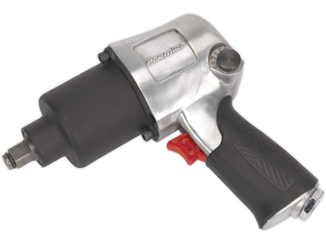 Chave De Impacto Pneumática Com Encaixe Quadrado De 1/2" E Martelo Duplo