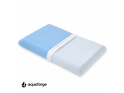 Almofada Cervical Ergonómica Espuma Viscoelástica Capa Removível 42 X 70 Cm