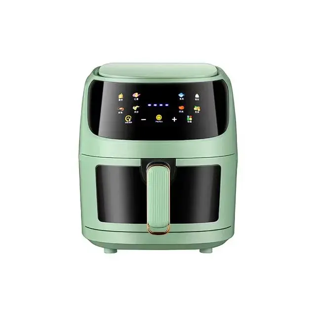 Fritadeira a Ar MDUG 6L, Antiaderente, Fácil de Limpar, Sem Óleo, Verde