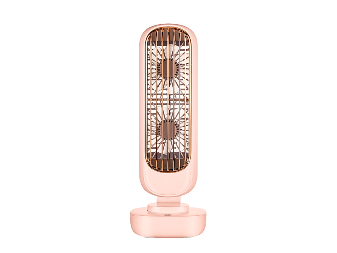 Ventoinha Portátil YIZHOOD Fans296 3 Velocidades 2000 Mah Rosa