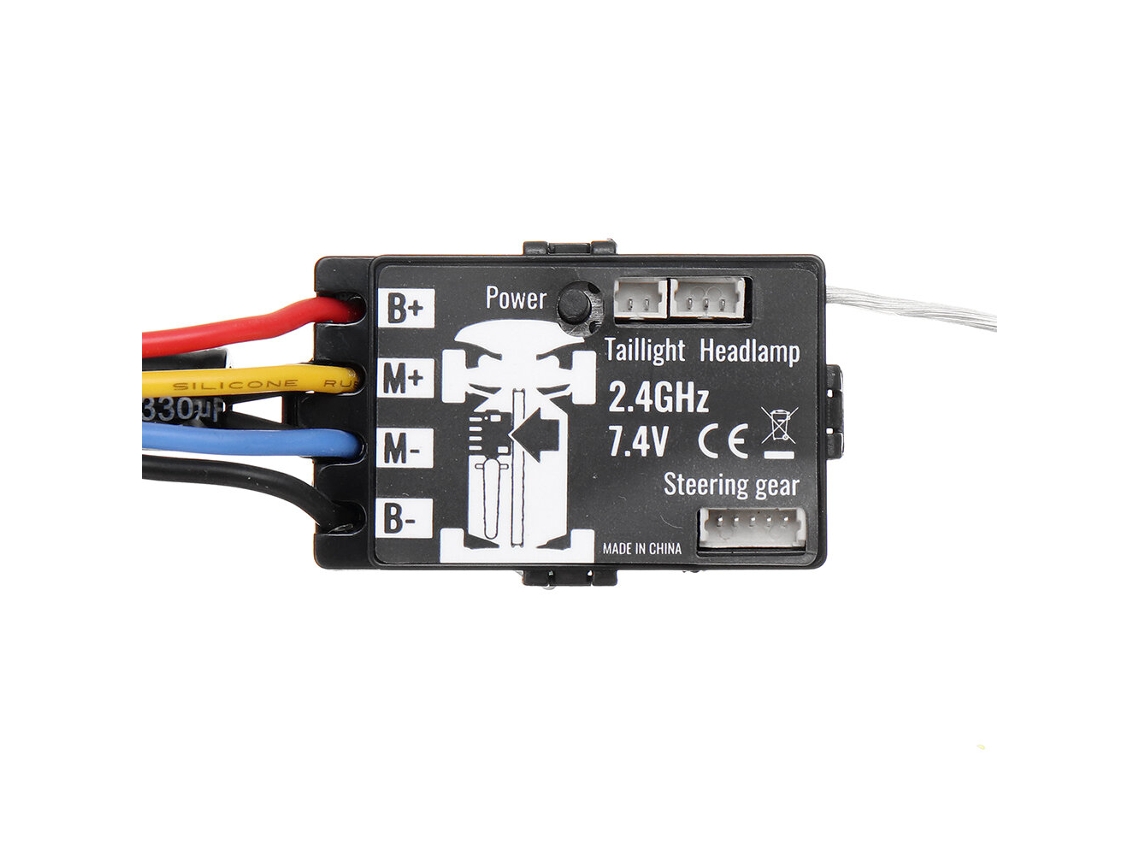 Sg 1603 1604 Udirc 1601 Rc Car 2.4g 40a Placa Esc Escovada Com Giroscópio 1603 011 Peças De Modelo De Veículos