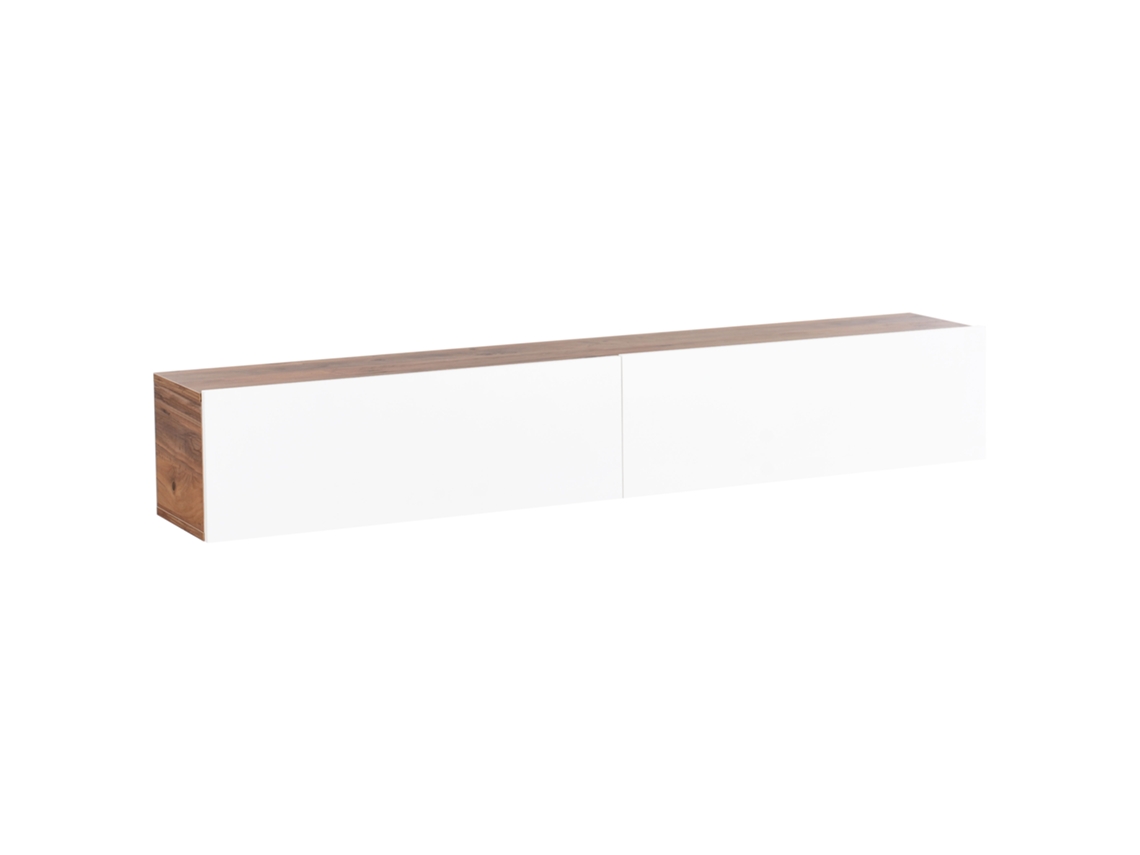 Móvel De Tv De Parede Gladstone Castanho/branco