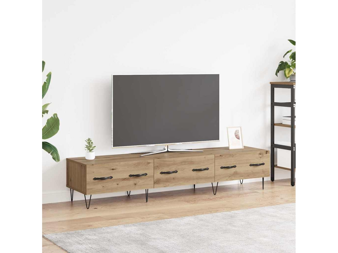 Vidaxl Gabinete Para Tv 150 X 36 X 30 Cm Carvalho Artisiano