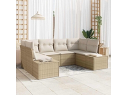 Vidaxl Conjunto De Sofá De Jardim 6 Unid. 6-número De Lugares