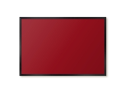 Magnetic Wall Board Vivid Burgundy For The Office Espelharte (60x40 Cm)
