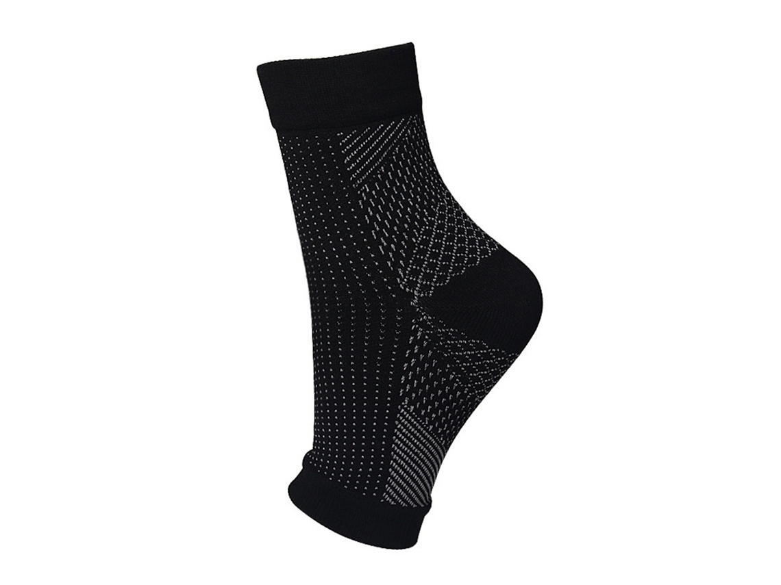 (preto, 1 Par, G-gg) Meias De Compressão Anti-fadiga Para Suporte Do Tornozelo, Ideais Para Corrida, Ciclismo E Basquete.