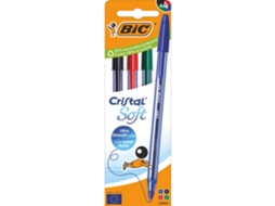 Esferográfica Cristal Soft 4 Cores Bic