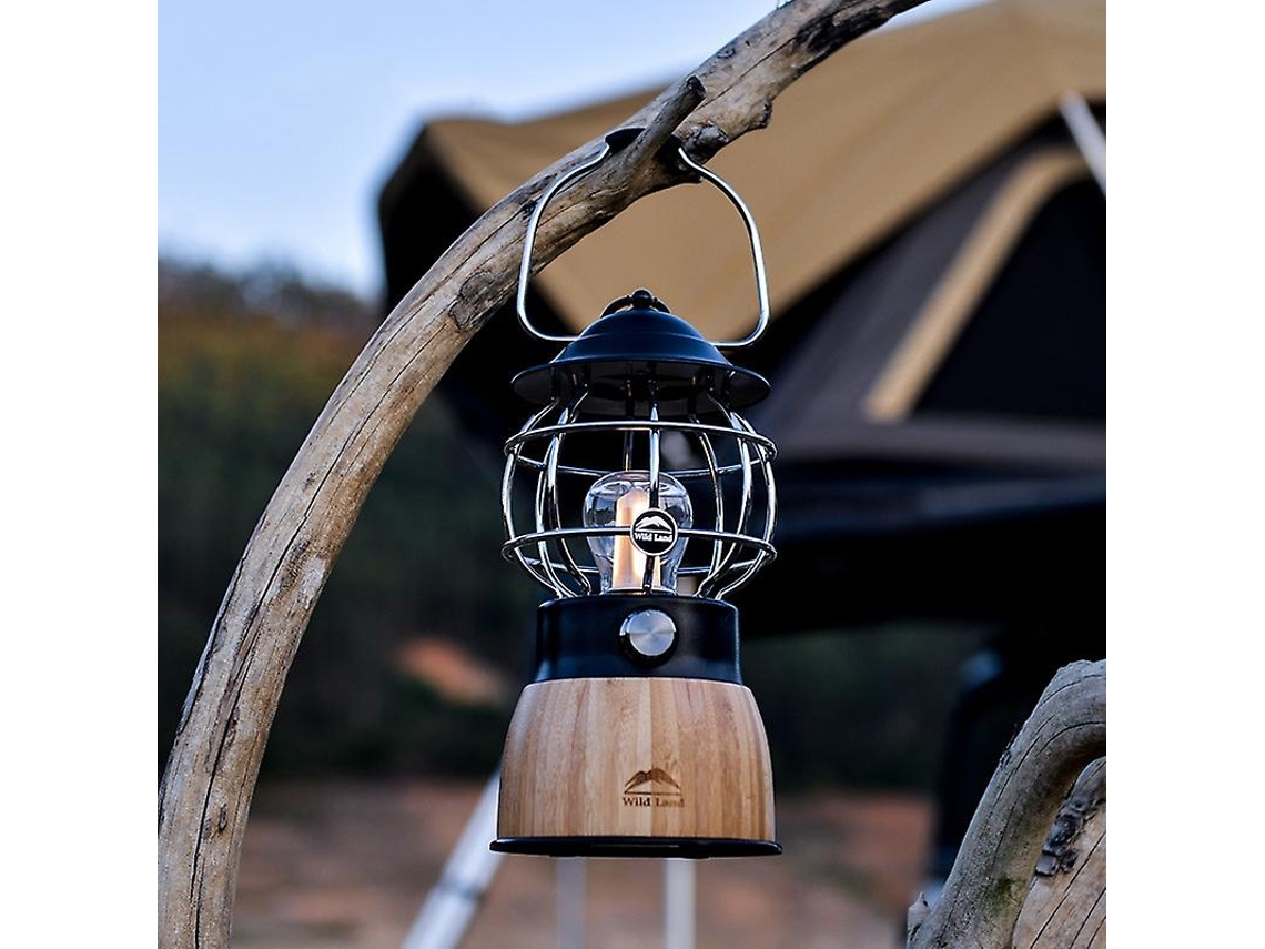 Luz De Acampamento Portátil Wild Land Retro Para Áreas Externas Olysi Shop