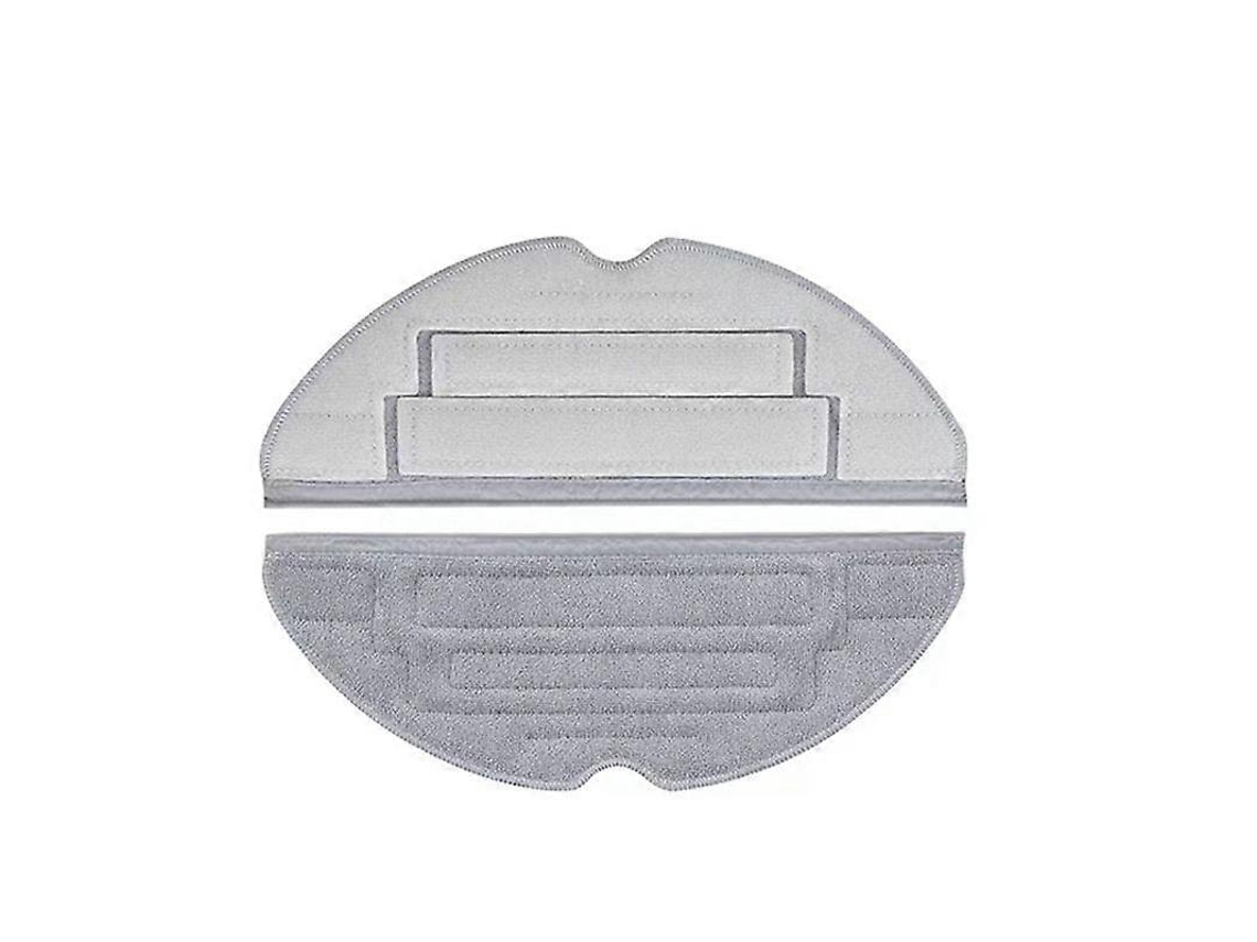 Almofadas De Pano De Limpeza Para Robô Aspirador, 2 Unidades, Macias, Absorventes E Duráveis, Compatíveis Com Roborock S8