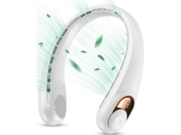 Ventilador De Pescoço Sem Lâmina 360° 4000mah (branco)