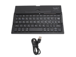 Teclado Bluetooth Portátil Plegável con Soporte para Teléfonos y Tablets S/MARCA