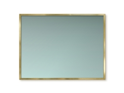 Quadro de vidro magnético creme degradê para hall de entrada Espelharte (80x60 cm)