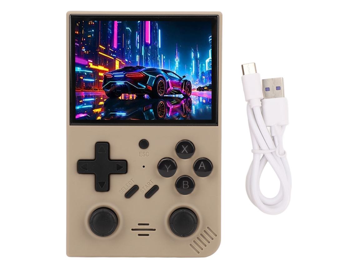 Console Portátil Com Tela Ips 3.5 Polegadas E Mais De 10000 Jogos