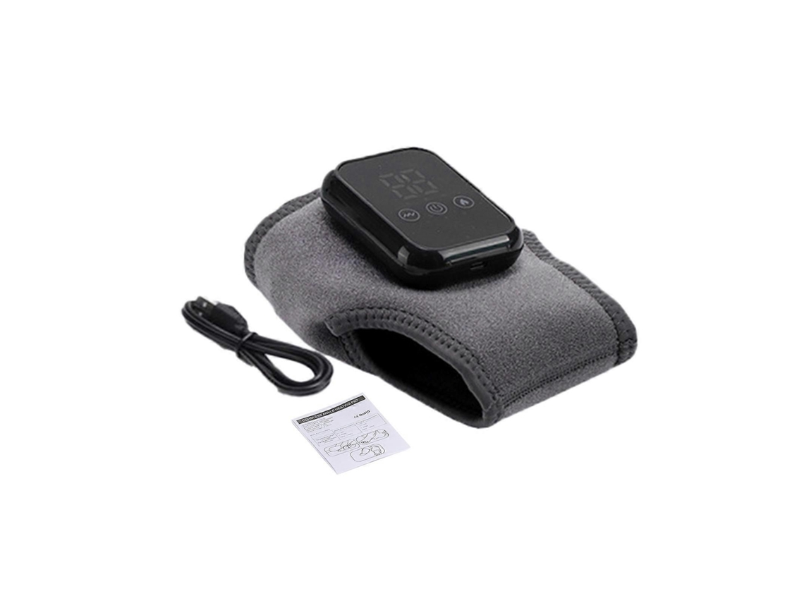 Massageador Elétrico Para Pés (1/2 Unidades) Com Temporizador Inteligente Para Alívio Da Dor Da Tendinite De Aquiles, Almofada De Aquecimento Par